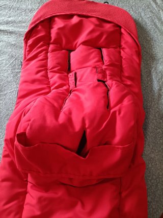 Saco Bugaboo Rojo Invierno