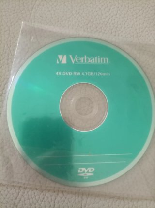 DVD-RW Verbatim 4.7GB 120min 4x