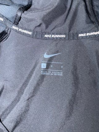 Cortavientos Running Nike Negro/Gris