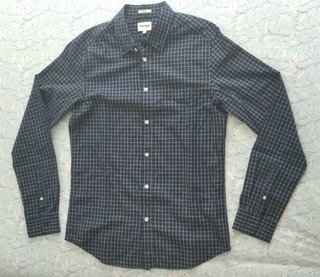 Camisa Wrangler cuadros azul M