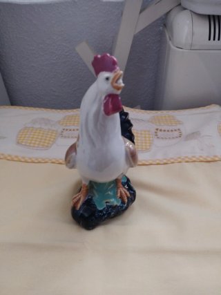 Gallo  chino de porcelana vintage