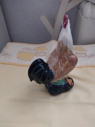 Gallo  chino de porcelana vintage