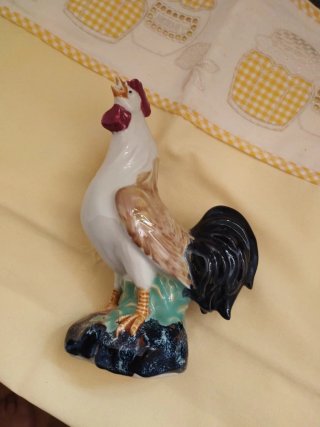 Gallo  chino de porcelana vintage