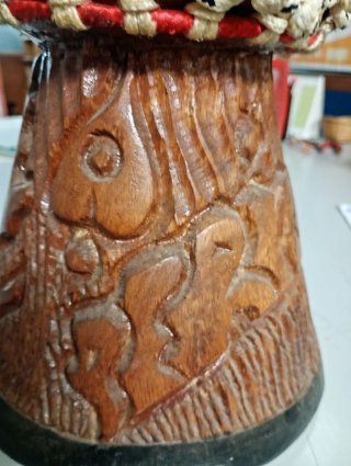 Tambor Djembe Africano Tallado