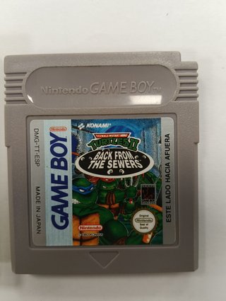 TORTUGAS NINJA II BACK FROM THE SERVERS GAME BOY C