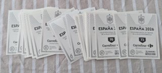 Cromos Selección Española Panini Carrefour
