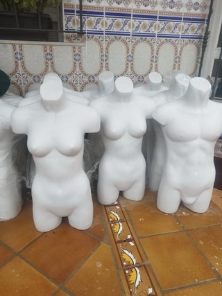 Bustos Maniquí Tienda Hombre y Mujer (8uds)