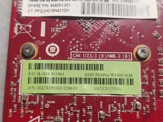 AMD FirePro W4300 4GB GDDR5 PCIe 3.0