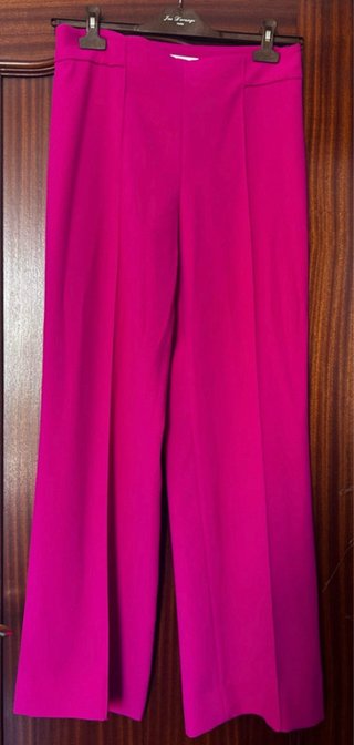 Pantalón elegante rosa fuccia