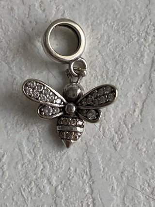 Charm Abeja con Circonitas