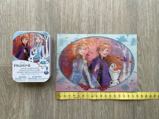Puzzle Lenticular Frozen 48 Piezas Caja Metálica