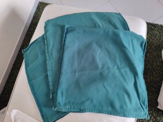 3 Fundas cojín Gurli verdes