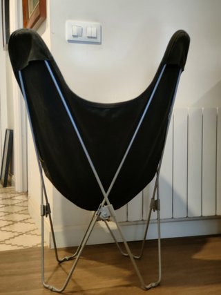Silla Butterfly BKF Vintage Lona Negra