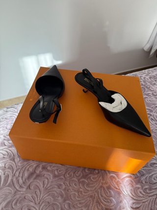 Zapatos Michael Kors Tacón Negro Talla 35.5