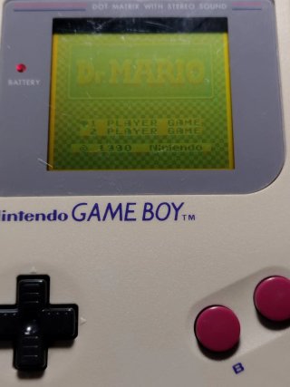 Game Boy DMG-01 + robocop, mario land y dr mario