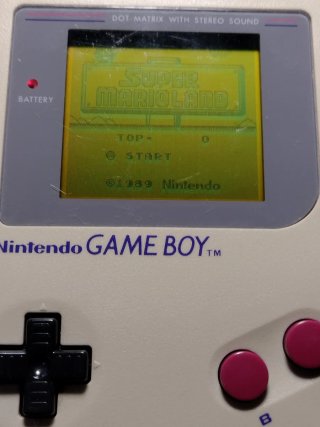 Game Boy DMG-01 + robocop, mario land y dr mario