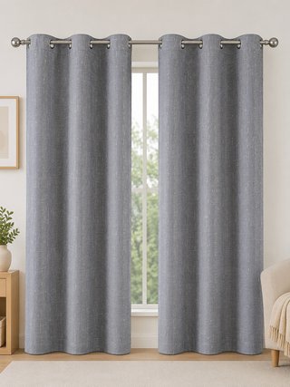 Cortina Decorativa Ojales 140x260cm