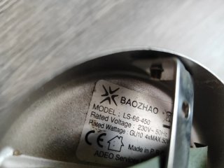Lámpara de techo direccional