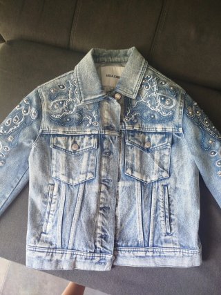 Chaqueta Salsa Jeans perlas de entretiempo