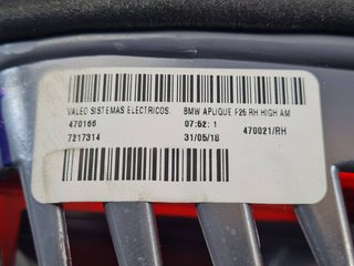 PILOTO TRASERO DERECHO INTERIOR BMW BMW SERIE X3 (F25) 2010-2014