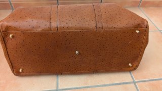Bolso de viaje Nina Ricci piel marrón