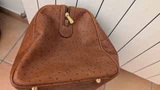 Bolso de viaje Nina Ricci piel marrón