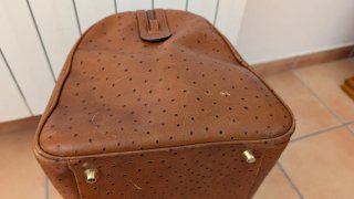 Bolso de viaje Nina Ricci piel marrón