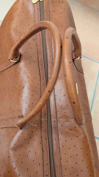 Bolso de viaje Nina Ricci piel marrón