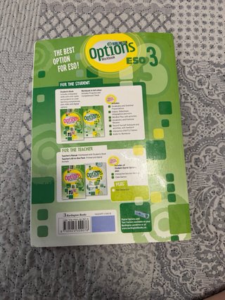 Burlington Options Workbook 3 ESO