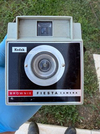 Cámara Polaroid Vintage Negra