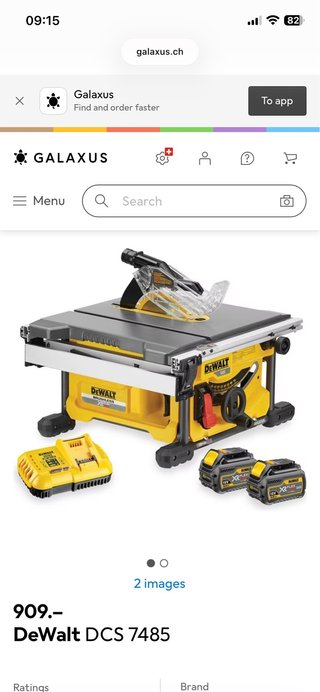 Sierra Ingletadora DeWalt con Soporte