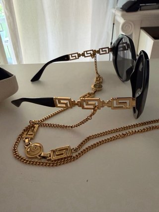 Gafas de Sol Versace Negras y Doradas