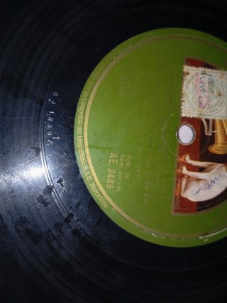 Disco Vinilo 78 RPM Gramófono Jotas AE 2188