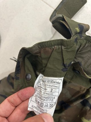 Pantalon Intemperie militar goretex parte inferior