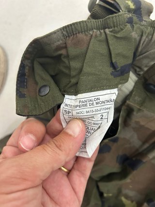 Pantalon Intemperie militar goretex parte inferior