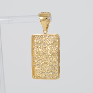 Colgante Carta As de Corazones de oro 18k 750
