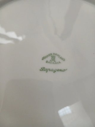 Bandeja Johann Haviland Porcelana Papageno
