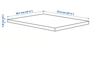 Baldas PAX Komplement IKEA Blancas