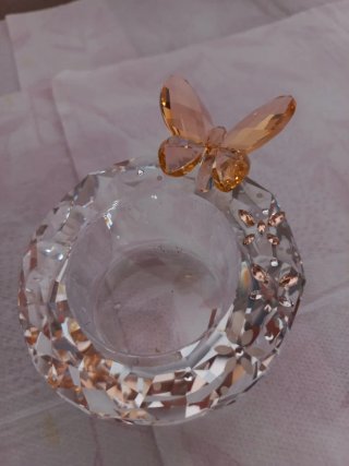 Portavelas Mariposa Cristal Swarovski