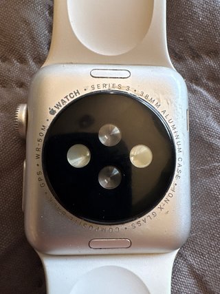 Apple Watch Serie 3 38mm Plata/Blanco