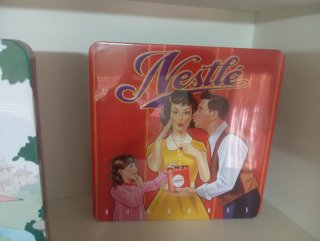Conjunto 6 latas decorativas Nestlé