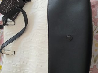 Bolso Desigual Negro y Blanco Grande