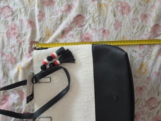 Bolso Desigual Negro y Blanco Grande