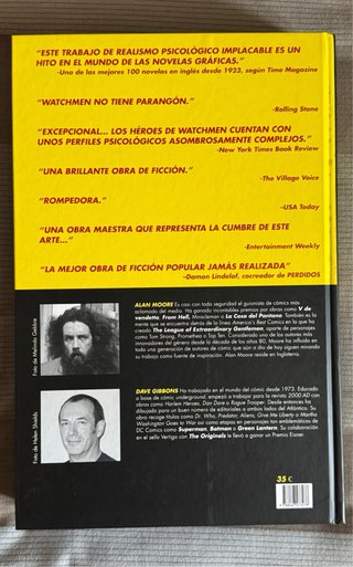 WATCHMEN COMIC EDICION ABSOLUTE