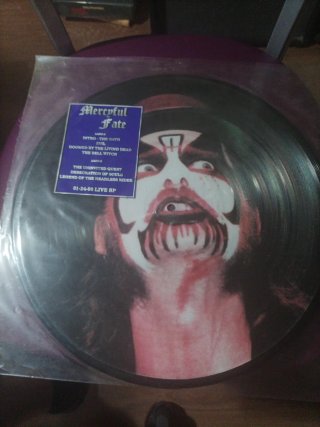 Vinilo Picture Disc Mercyful Fate Raro live 1998