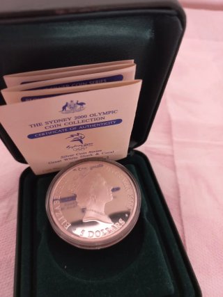 Moneda Conmemorativa Sidney 2000 Tiburón Blanco