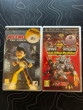 2 Juegos PSP: Astro Boy y Invizimals