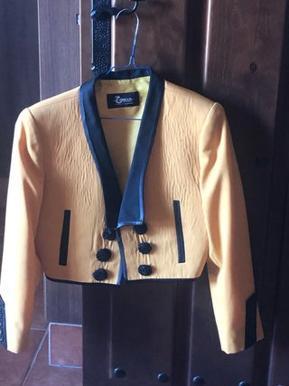 Traje de montar ZOMAR amarillo y negro