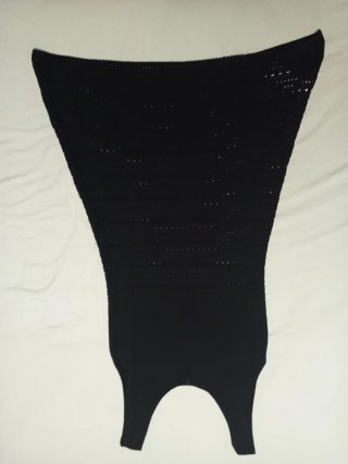 Vestido calado negro sexy verano