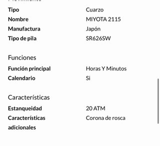Reloj Festina  Cuarzo (Se Aceptan cambios)